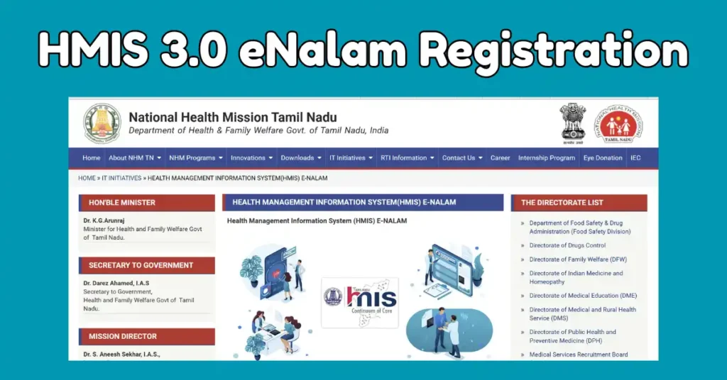HMIS 3.0 eNalam Registration