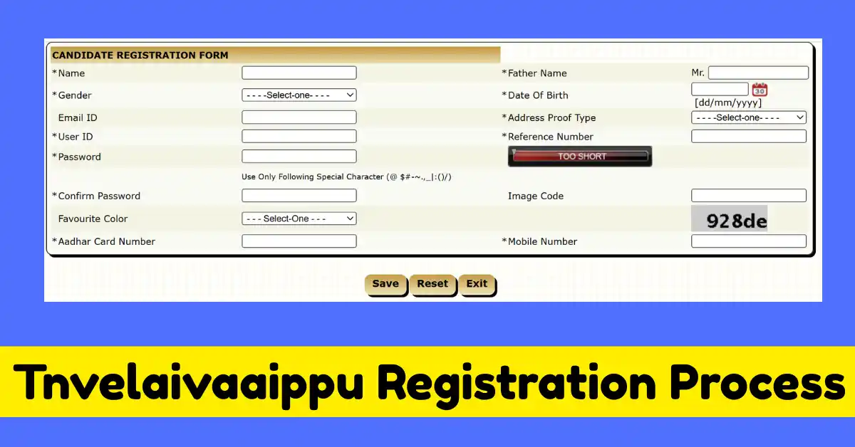 Tnvelaivaaippu Registration Process